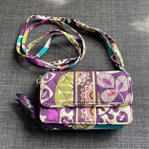 Vera Bradley All in One Crossbody Retired Plum Crazy